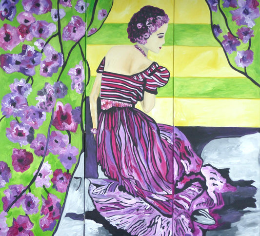 La femme aux Anémones